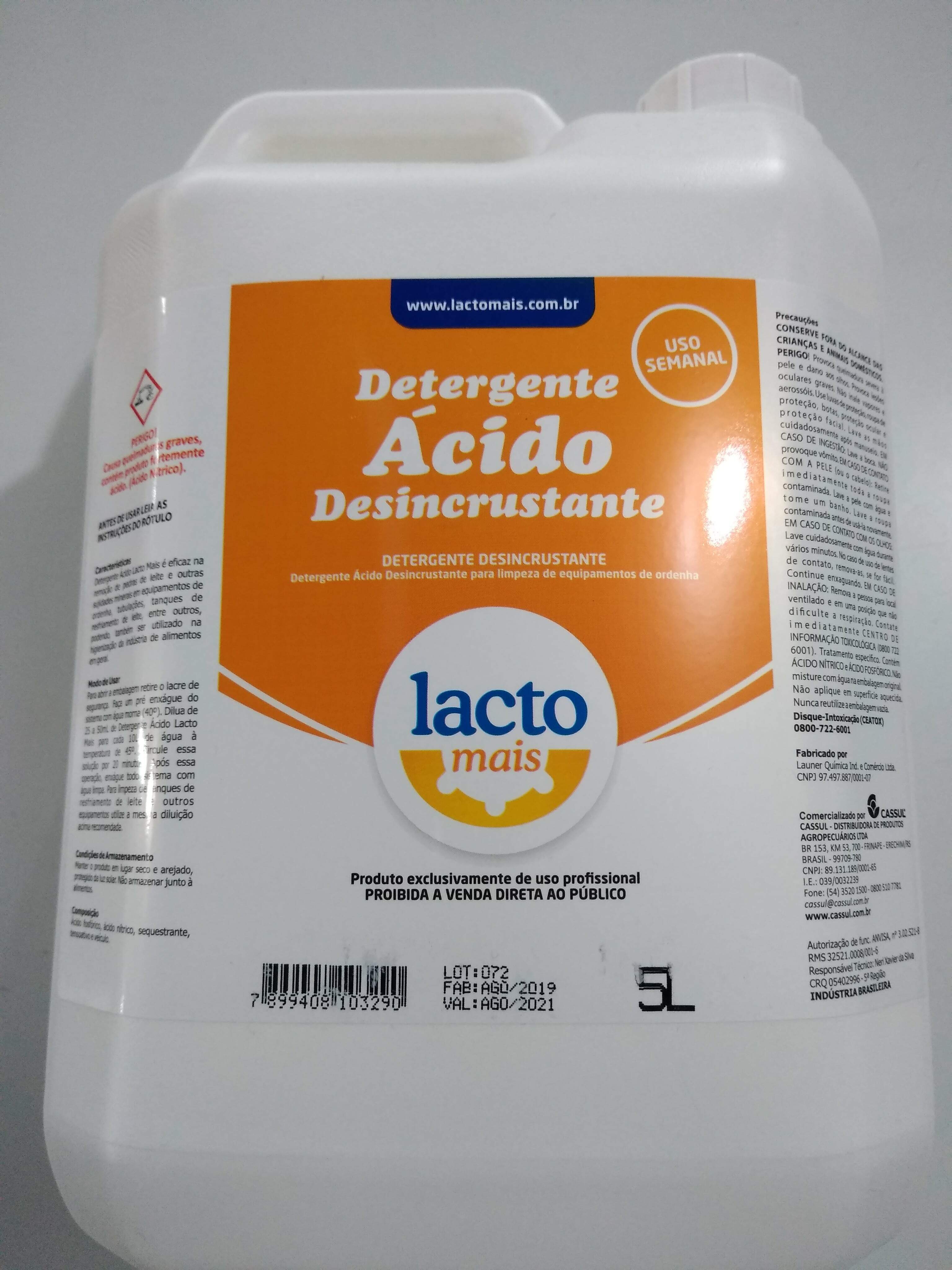 Detergente Acido Desincrustante